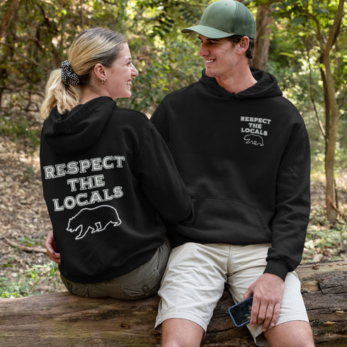 Respect The Locals Double Sided Hoodie